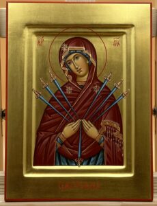 Богородица «Семистрельная» Образец 16 Черноголовка