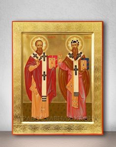 Икона «Афанасий и Кирилл, святители» Черноголовка