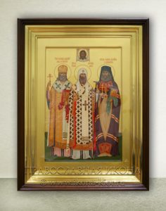 Икона «Алексий, Лука, Иоанн, святители» Черноголовка