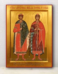 Икона «Борис и Глеб, благоверные князья» Черноголовка