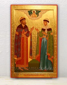 Икона «Петр и Феврония» (образец №10) Черноголовка