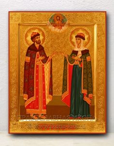 Икона «Петр и Феврония» (образец №13) Черноголовка