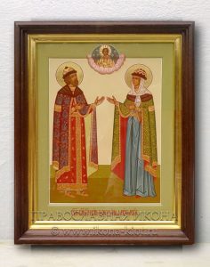 Икона «Петр и Феврония» (образец №24) Черноголовка